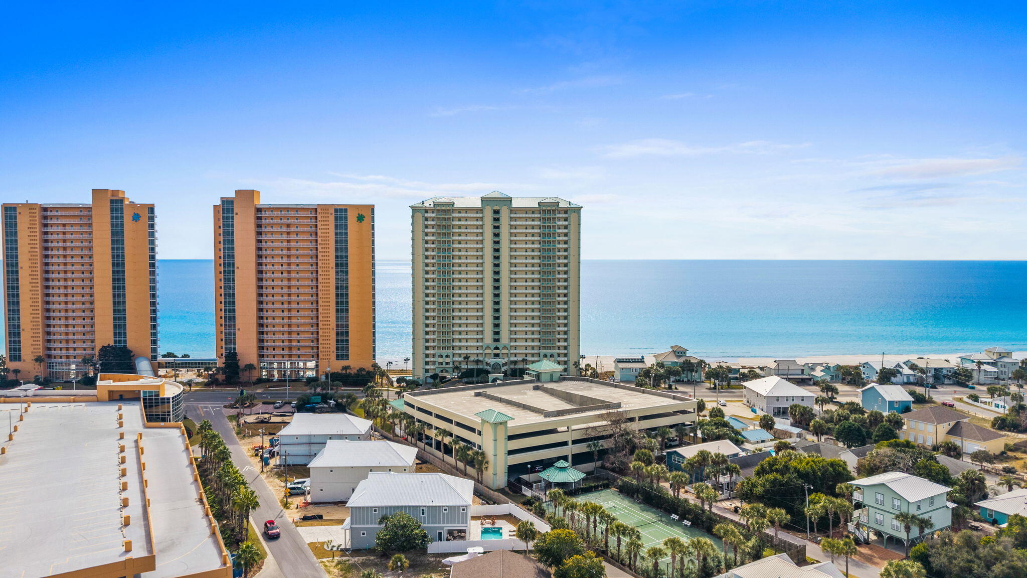 17757 Front Beach Road, Unit 104 Panama City Beach, FL 32413 - Photo 30 of 40 a view of city with tall buildings