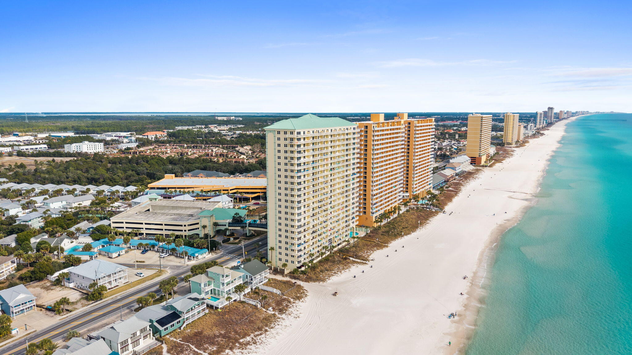 17757 Front Beach Road, Unit 104 Panama City Beach, FL 32413 - Photo 35 of 40 a view of city and ocean