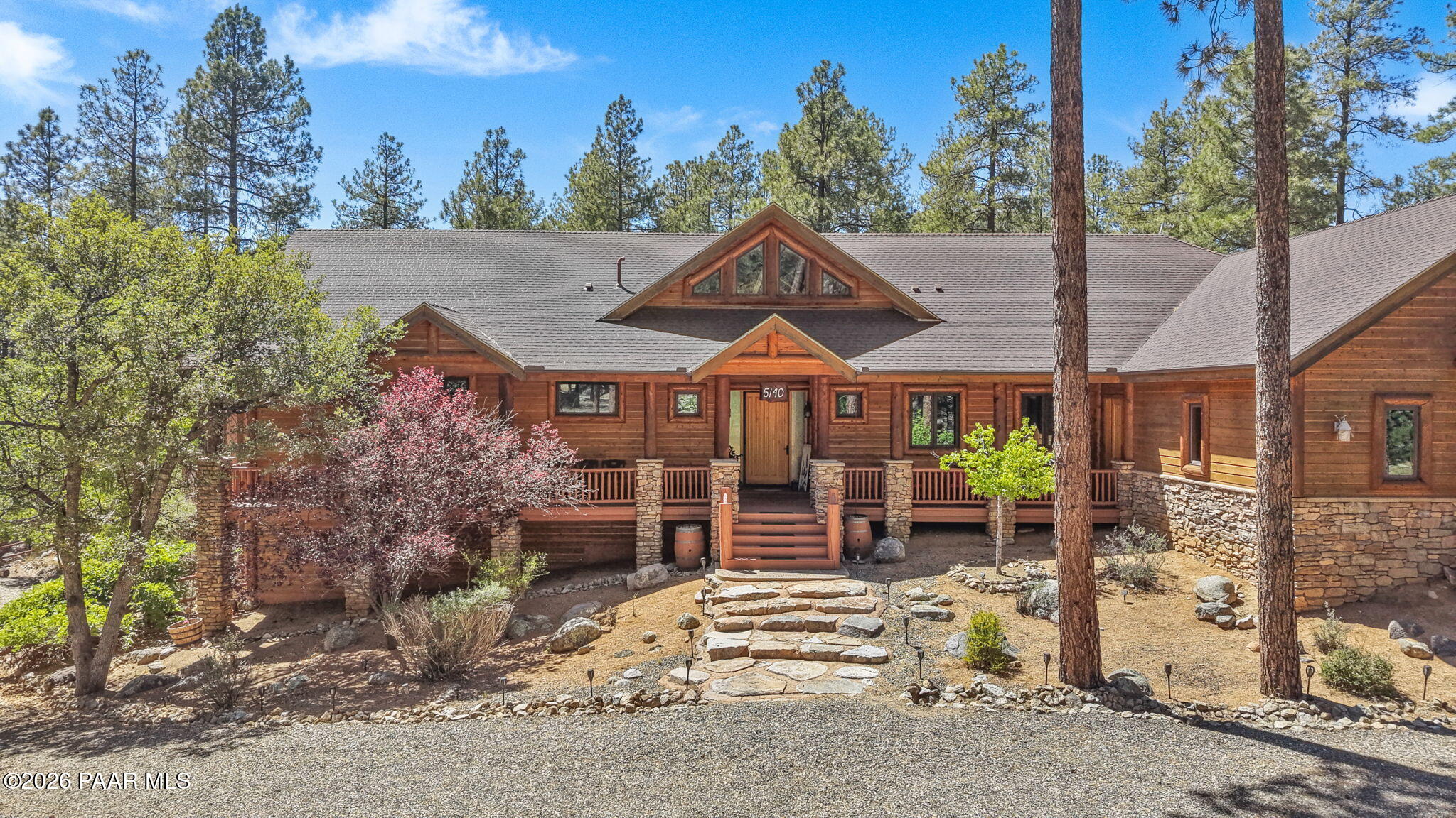 5140 East Charcoal Kiln Road Prescott, AZ 86303 - Photo 3 of 140 front view of a house with a porch