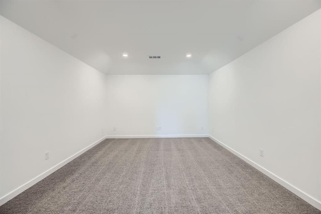 2620 Cedar Rdg Road Celina, TX 75009 - Photo 23 of 27 Media room featuring baseboards and recessed lighting