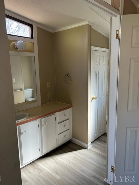 468 Hawkins Road Evington, VA 24550 - Photo 14 of 31 a view of an empty room with wooden floor and a mirror