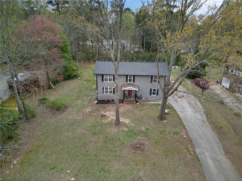 7280 Valley Drive Winston, GA 30187 - Photo 32 of 35 an aerial view of a house with a yard
