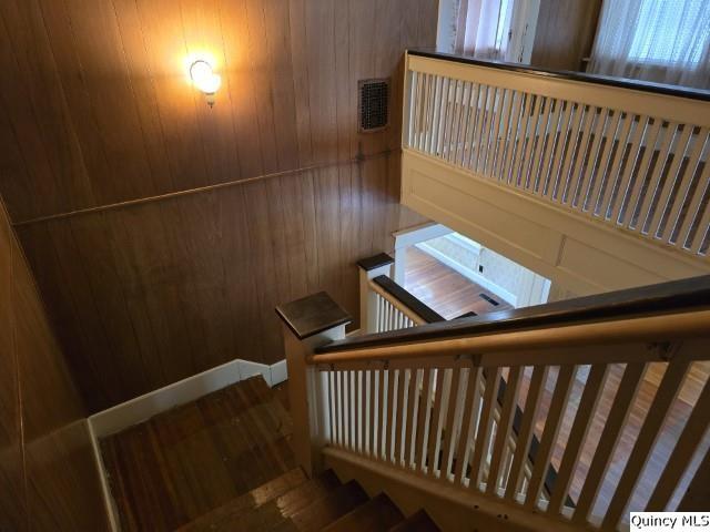 242 Main Street Carthage, IL 62321 - Photo 16 of 28 a view of a hallway with stairs