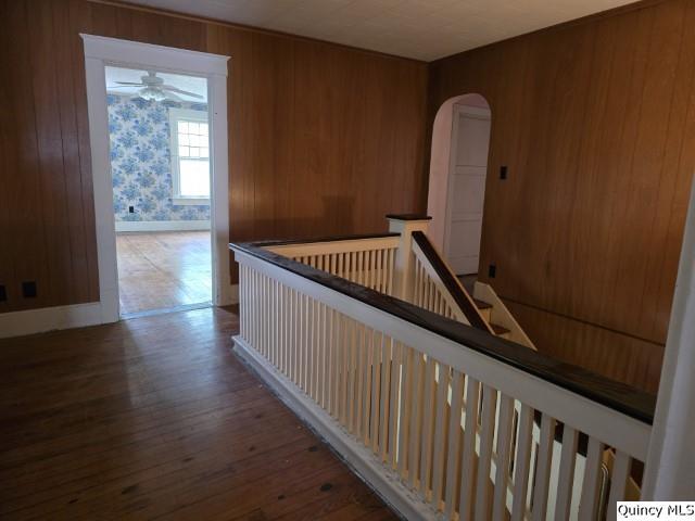 242 Main Street Carthage, IL 62321 - Photo 17 of 28 a view of entryway with wooden floor