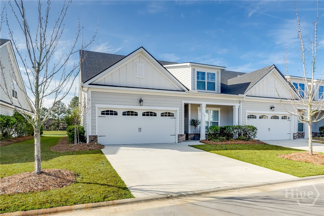 119 Danbury Court Pooler, GA 31322 - Photo 1 of 37 End unit Townhome - you own the land - double car garage