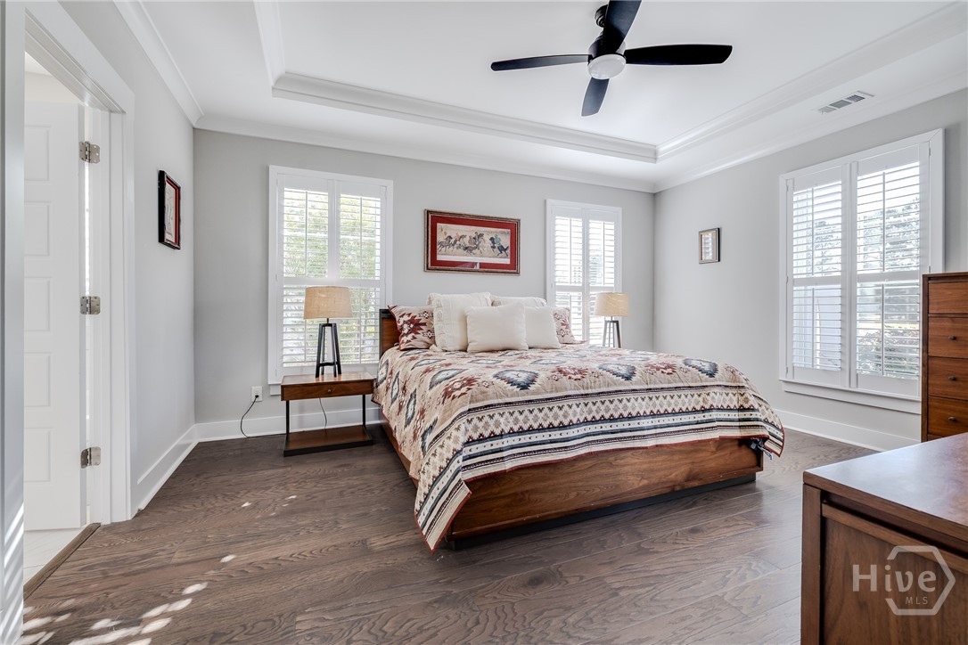 119 Danbury Court Pooler, GA 31322 - Photo 18 of 37 Primary Bedroom - Light and Bright views of the gold course