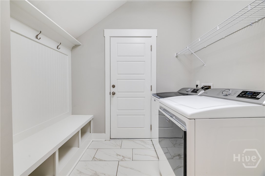 119 Danbury Court Pooler, GA 31322 - Photo 23 of 37 Laundry Room - Landing Zone and Garage entry