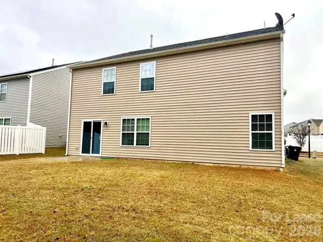 a view of a swimming pool with an outdoor space