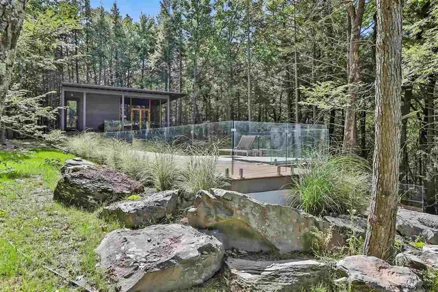 a view of outdoor space with seating area