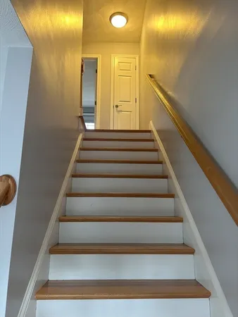 a view of a room with wooden floor and windows