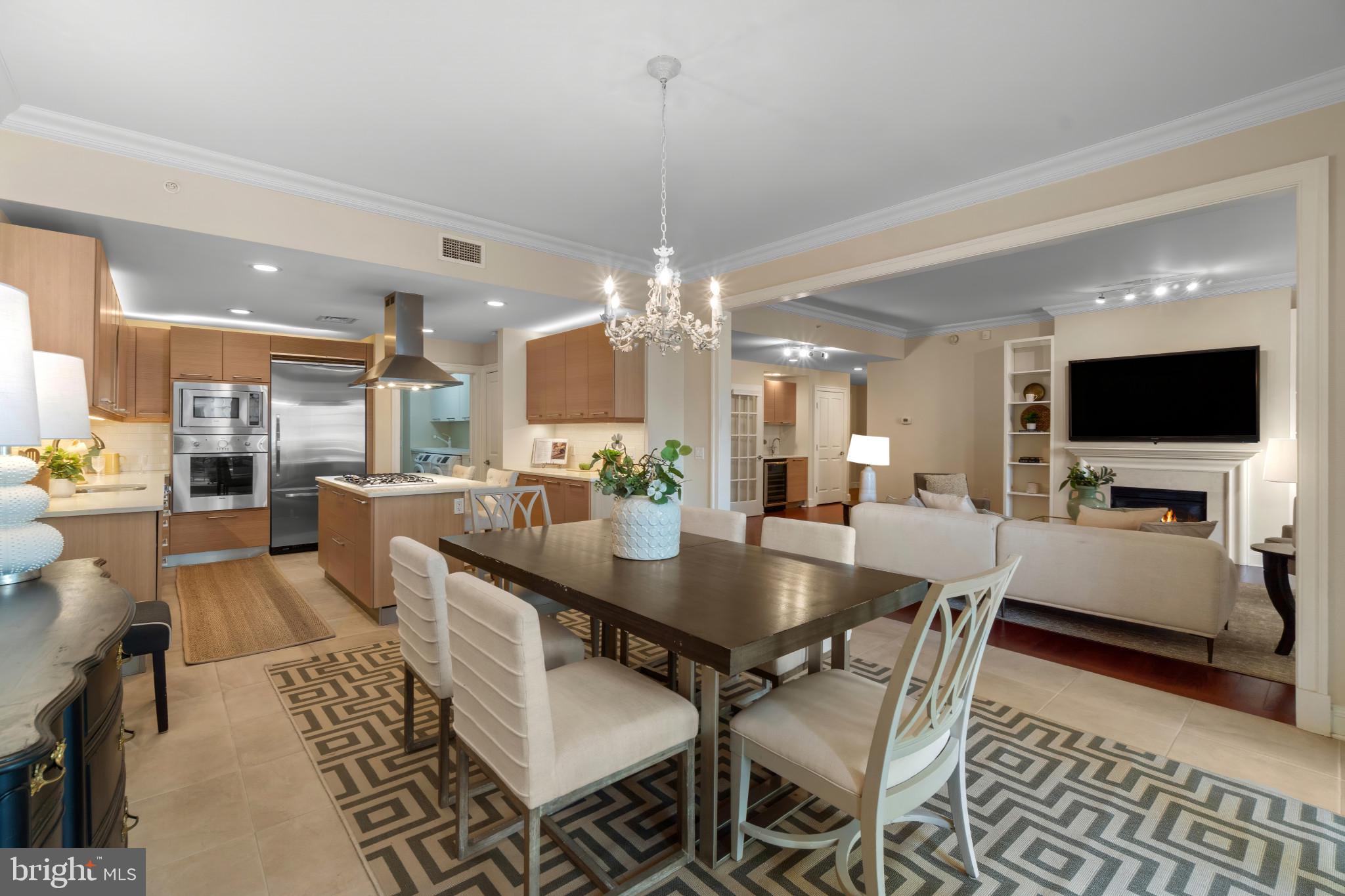 801 Key Highway, Unit 130 Baltimore, MD 21230 - Photo 12 of 52 Dining Room into Kitchen