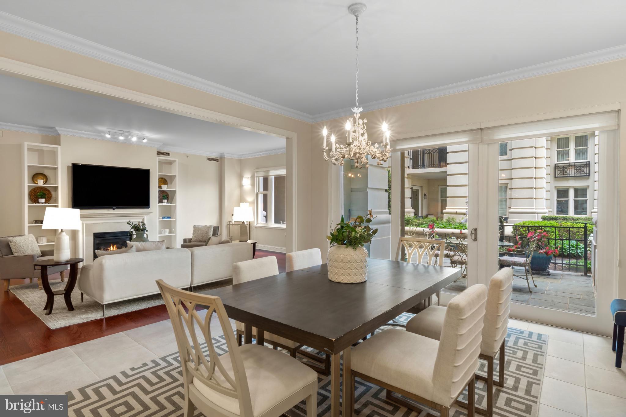 801 Key Highway, Unit 130 Baltimore, MD 21230 - Photo 13 of 52 Dining Room to Outdoor Patio