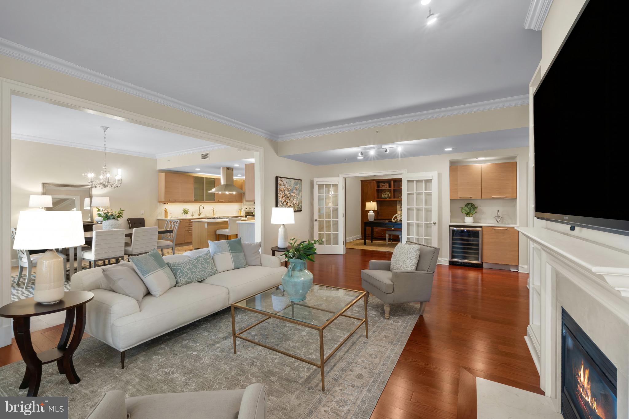 801 Key Highway, Unit 130 Baltimore, MD 21230 - Photo 2 of 52 Living Room into Office/Dining/Kitchen