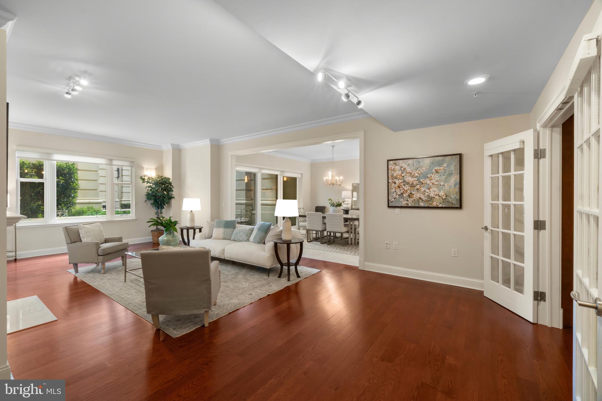801 Key Highway, Unit 130 Baltimore, MD 21230 - Photo 5 of 52 Living Room into Dining Room