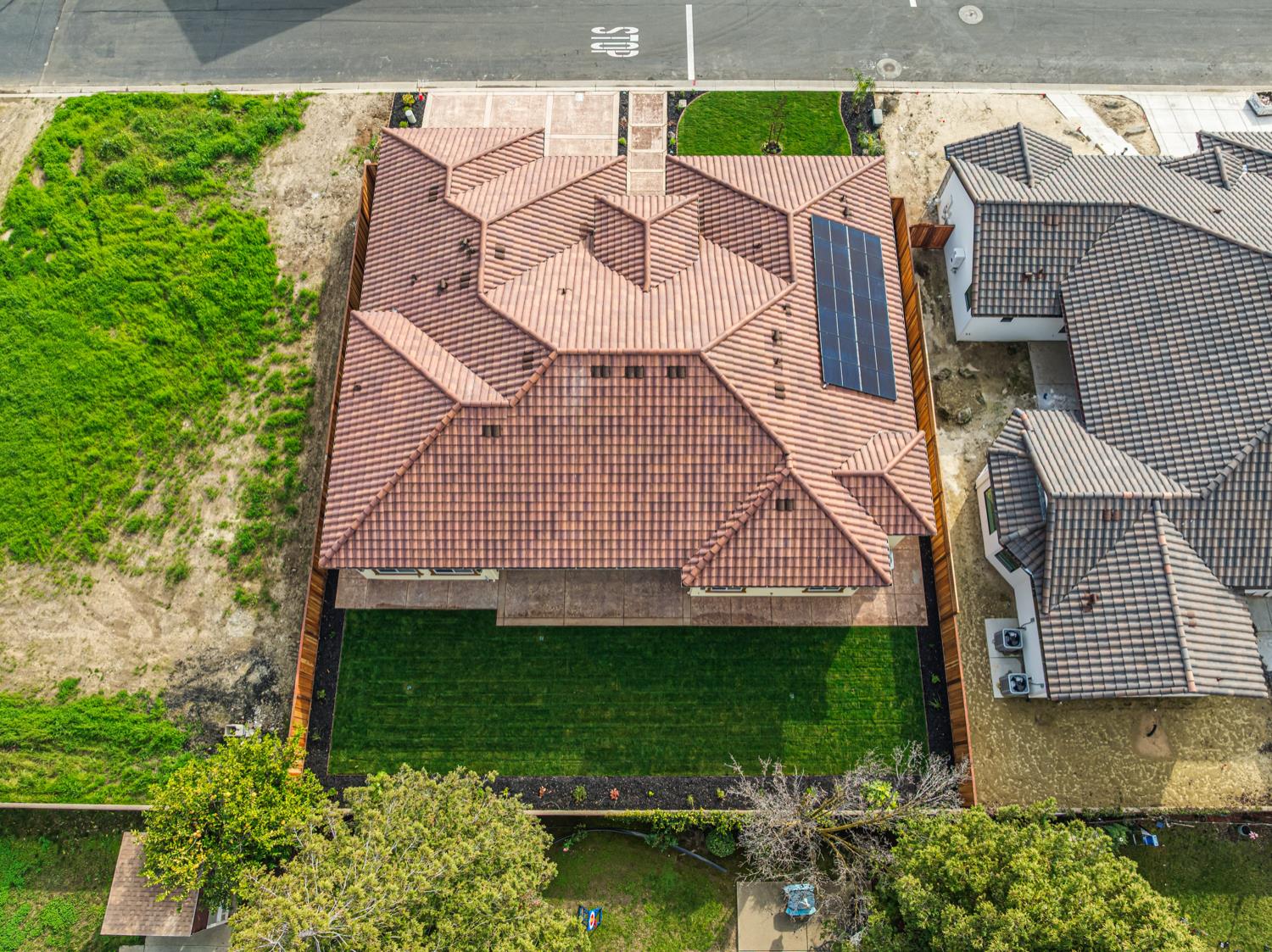 2009 Robin Hood Lane Merced, CA 95340 - Photo 45 of 50 an aerial view of a house with a yard