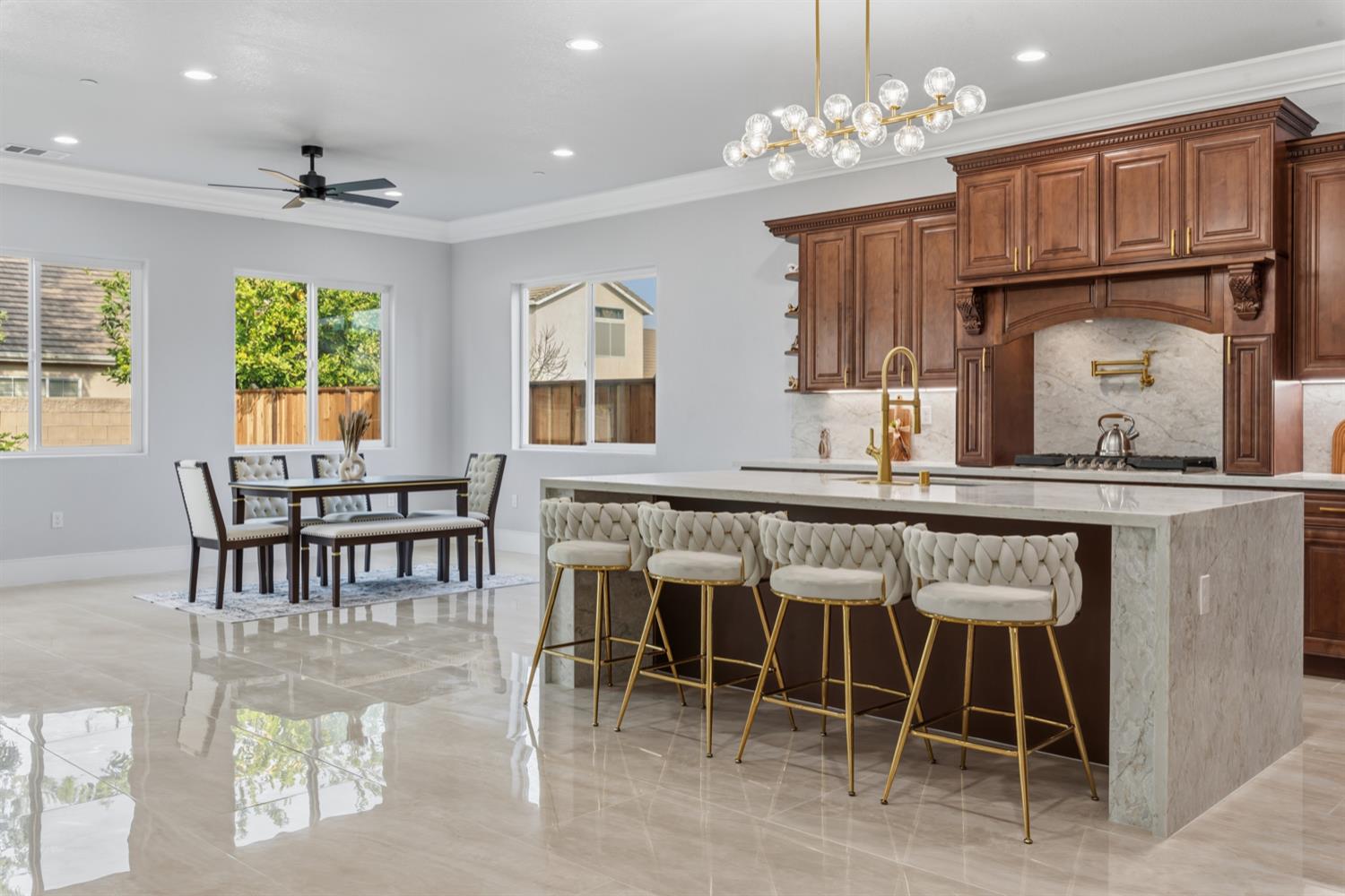 2009 Robin Hood Lane Merced, CA 95340 - Photo 10 of 50 a view of a dining room with furniture window and outside view