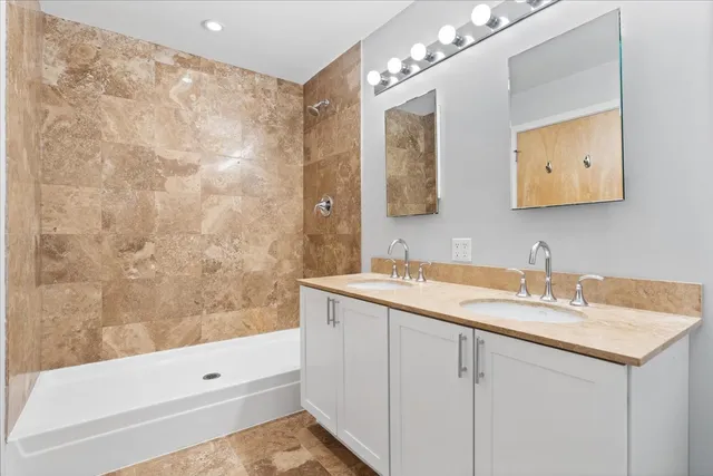 a close view of a utility room with dryer and washer