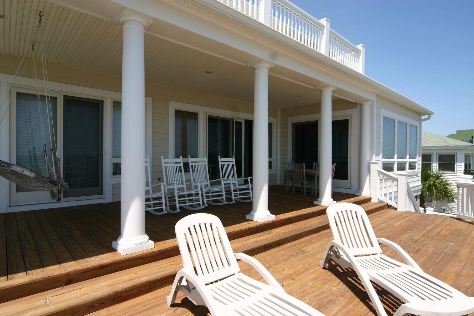 2403 Point Street, Unit 8 Edisto Island, SC 29438 - Photo 21 of 35 sun deck to porch