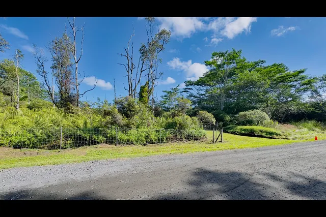 a view of a yard with an outdoor space