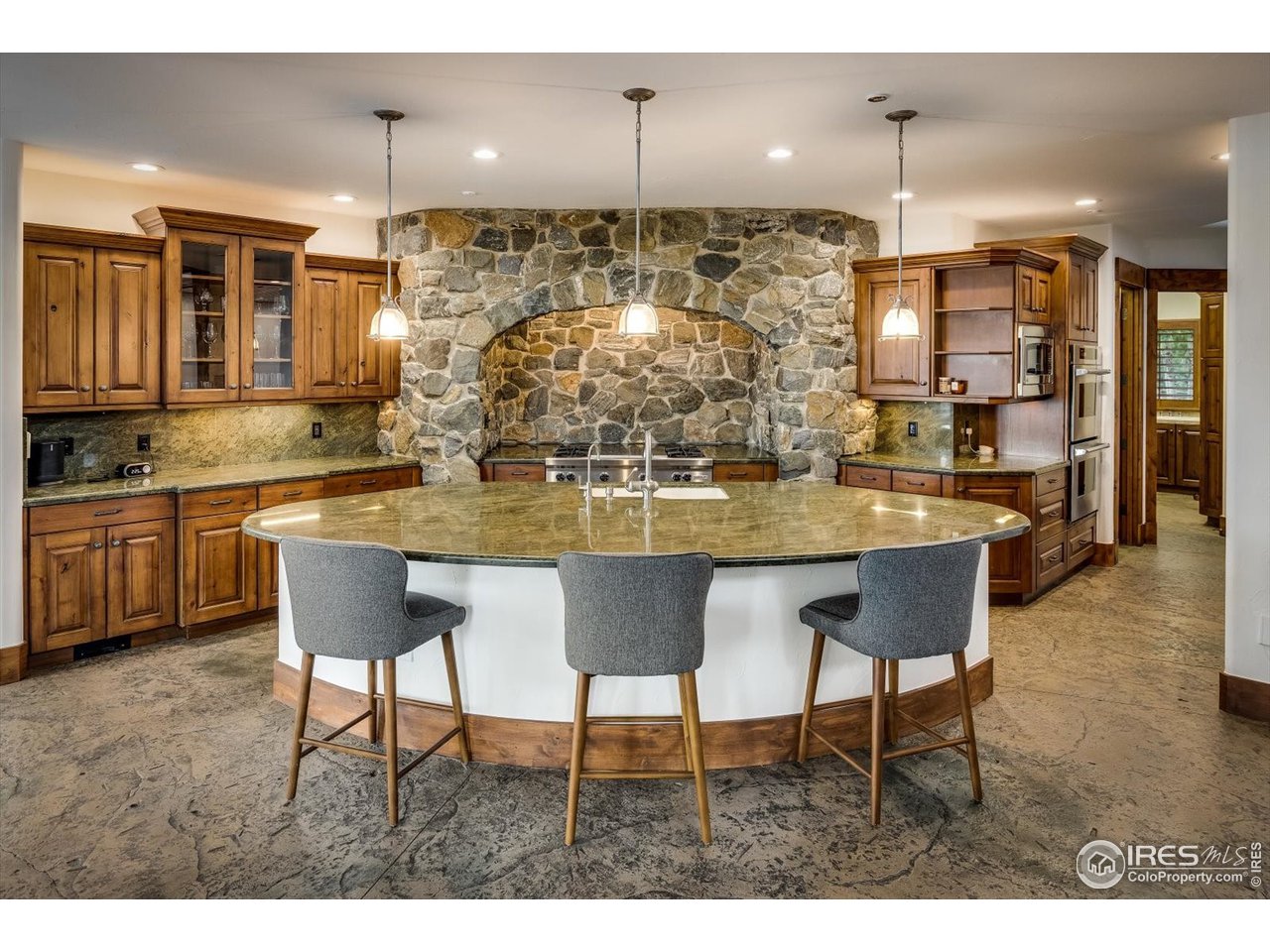 34750 Fox Ridge Road Evergreen, CO 80439 - Photo 10 of 39 Kitchen Island and chef's kitchen