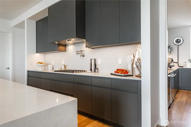 a room with storage and utility