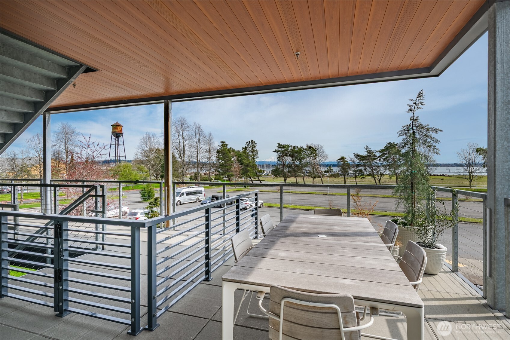 9545 Semiahmoo Parkway, Unit 201 Blaine, WA 98230 - Photo 33 of 40 a view of a balcony with chairs