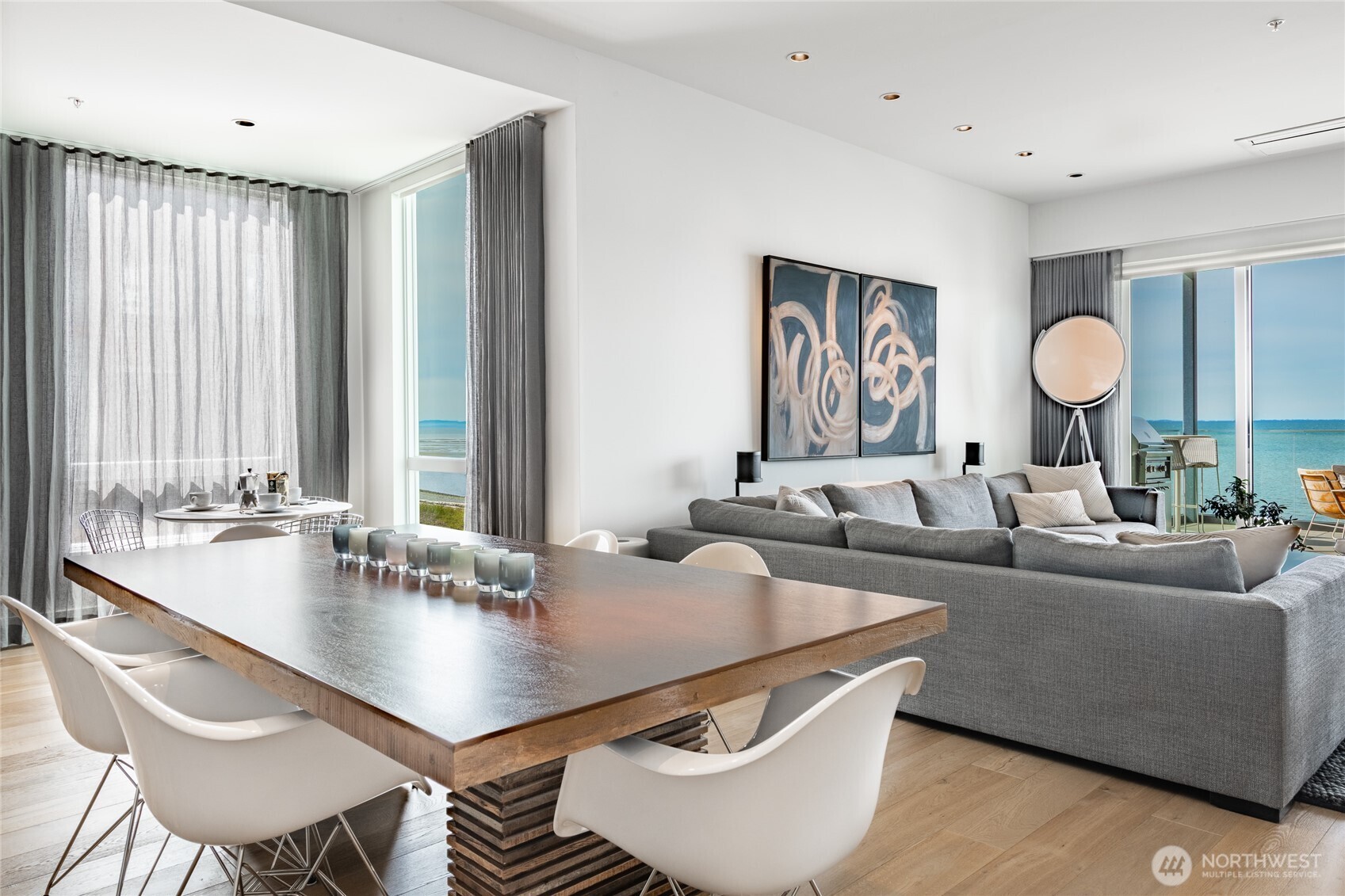 9545 Semiahmoo Parkway, Unit 201 Blaine, WA 98230 - Photo 5 of 40 a living room with furniture and a large window