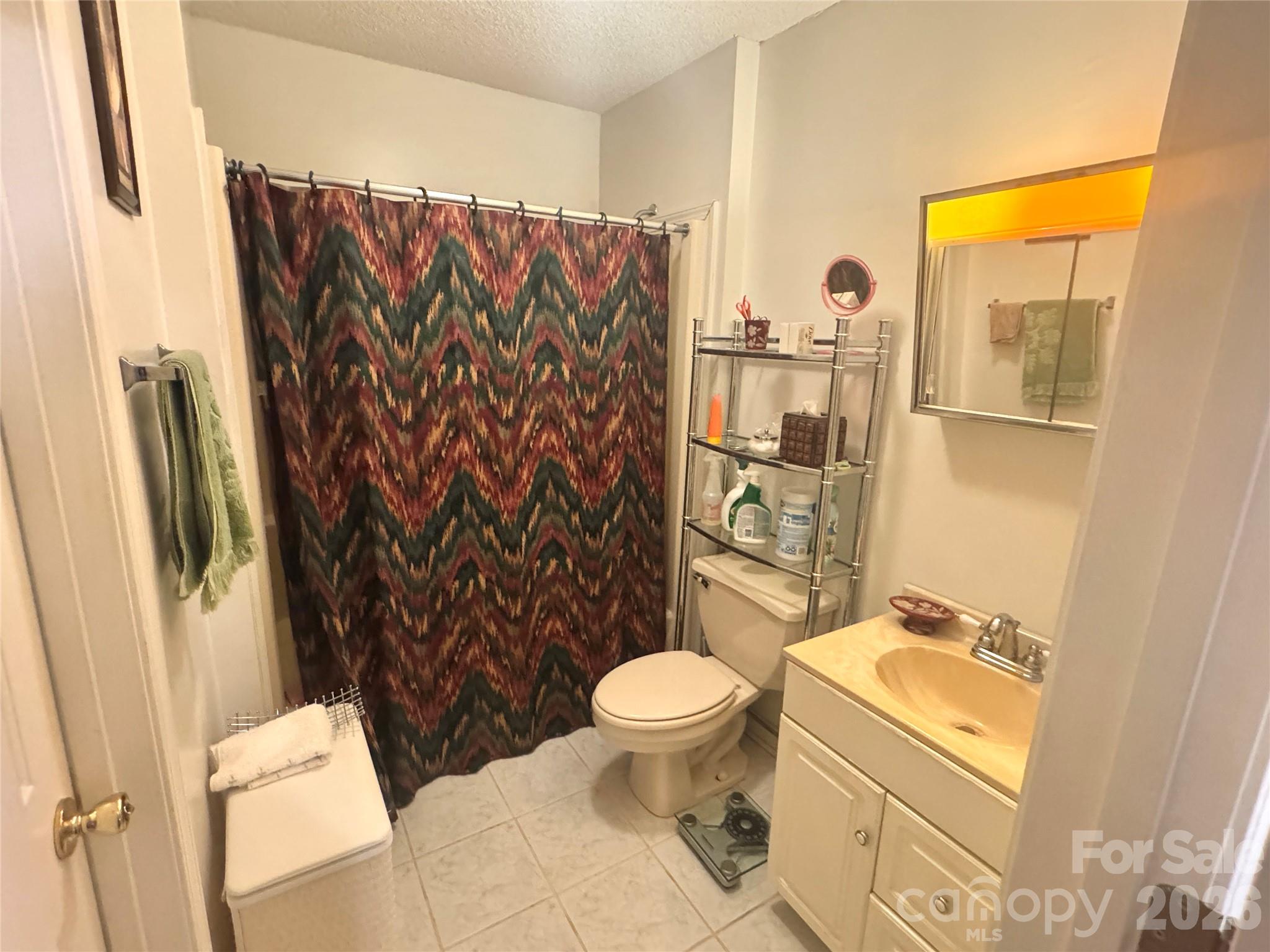 1529 West Market St Extension Cheraw, SC 29520 - Photo 22 of 38 a bathroom with a toilet sink and shower curtain