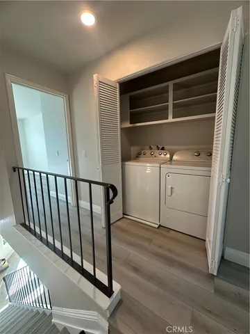 a view of storage and utility room