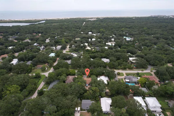 an aerial view of a