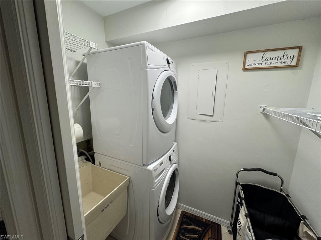 1281 Solana Road Naples, FL 34103 - Photo 30 of 31 !st Floor Full Laundry with Sink