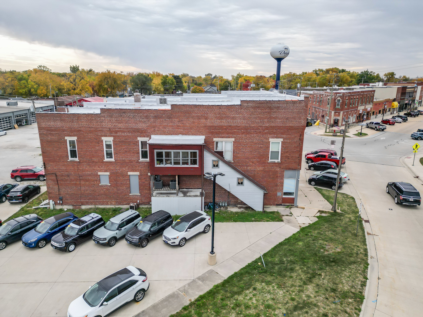 104 South Franklin Street Dwight, IL 60420 - Photo 5 of 20 aerial view of a house with a yard and lake view