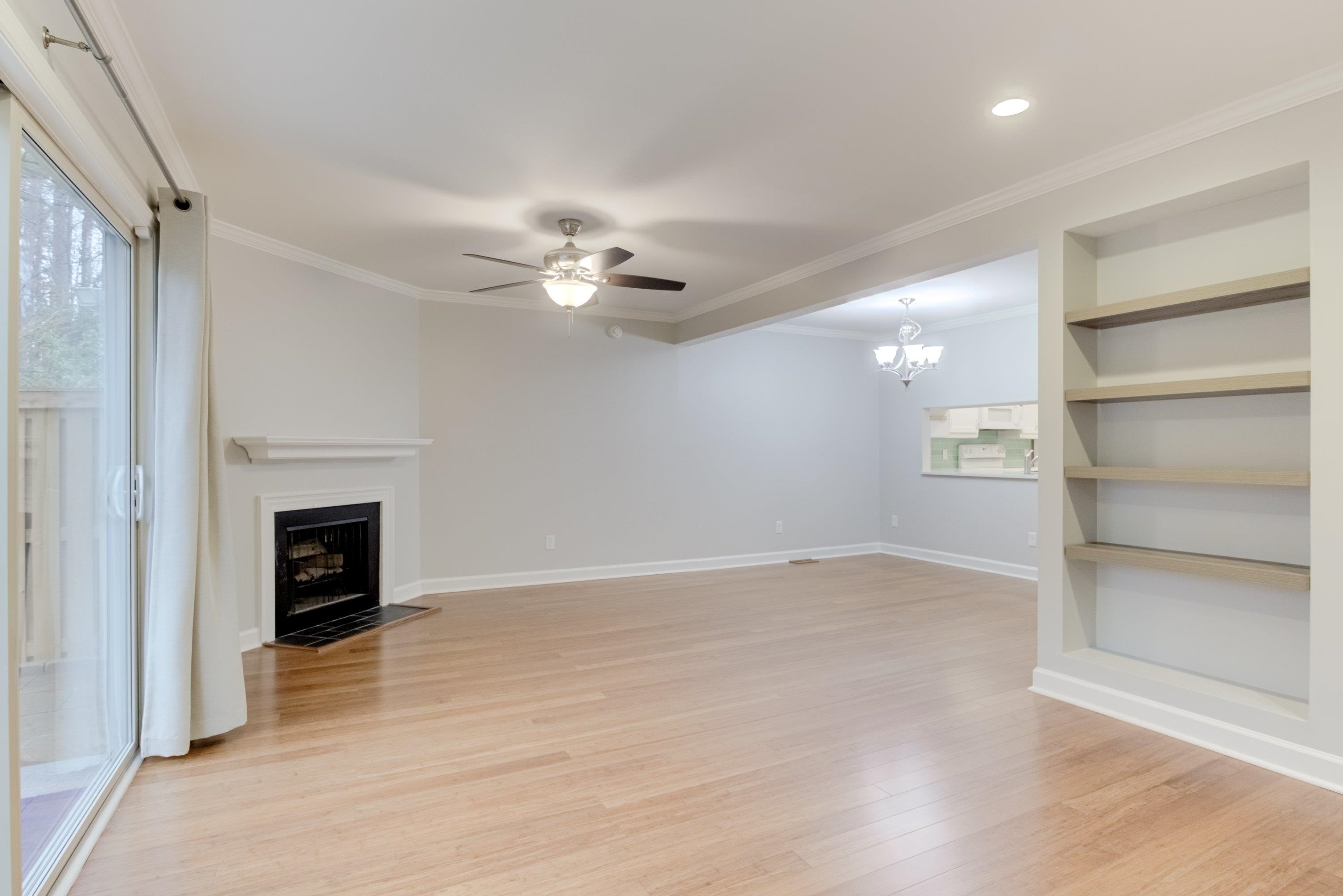 821 Green Ridge Drive Raleigh, NC 27609 - Photo 14 of 38 Built in bookshelves