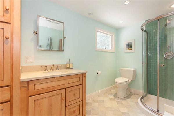 39 Circle Road Lexington, MA 02420 - Photo 19 of 24 a bathroom with a sink toilet and shower