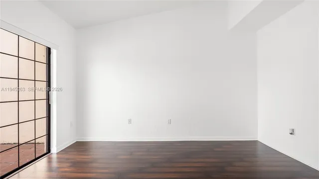 a view of wooden floor in a room