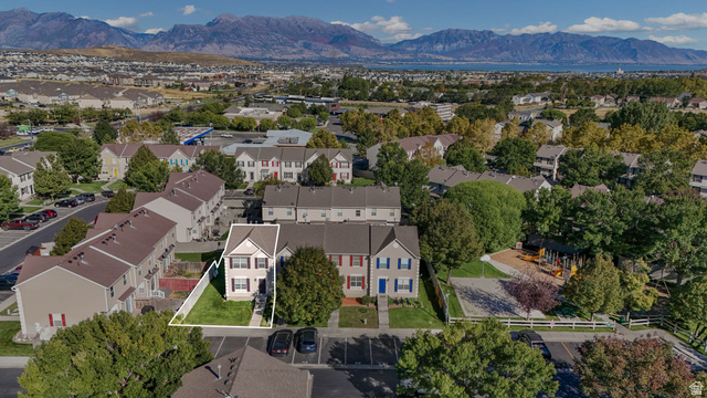 7936 Wycliffe Way Eagle Mountain, UT 84005 - Photo 2 of 37 Drone / aerial view of a mountain backdrop