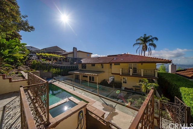 2026 Rimcrest Drive Glendale, CA 91207 - Photo 36 of 44 a view of a chairs and table in the balcony