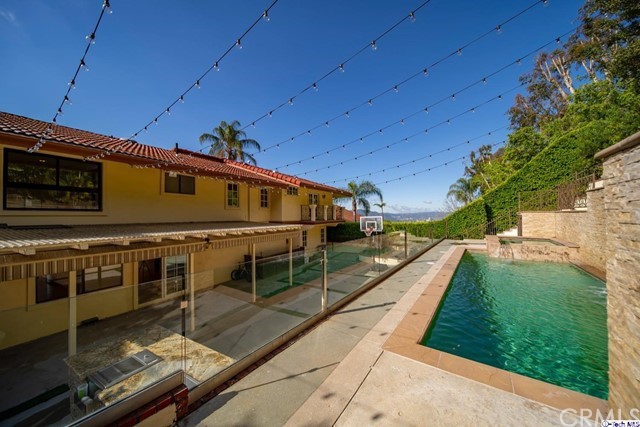 2026 Rimcrest Drive Glendale, CA 91207 - Photo 38 of 44 a view of a backyard with sitting area