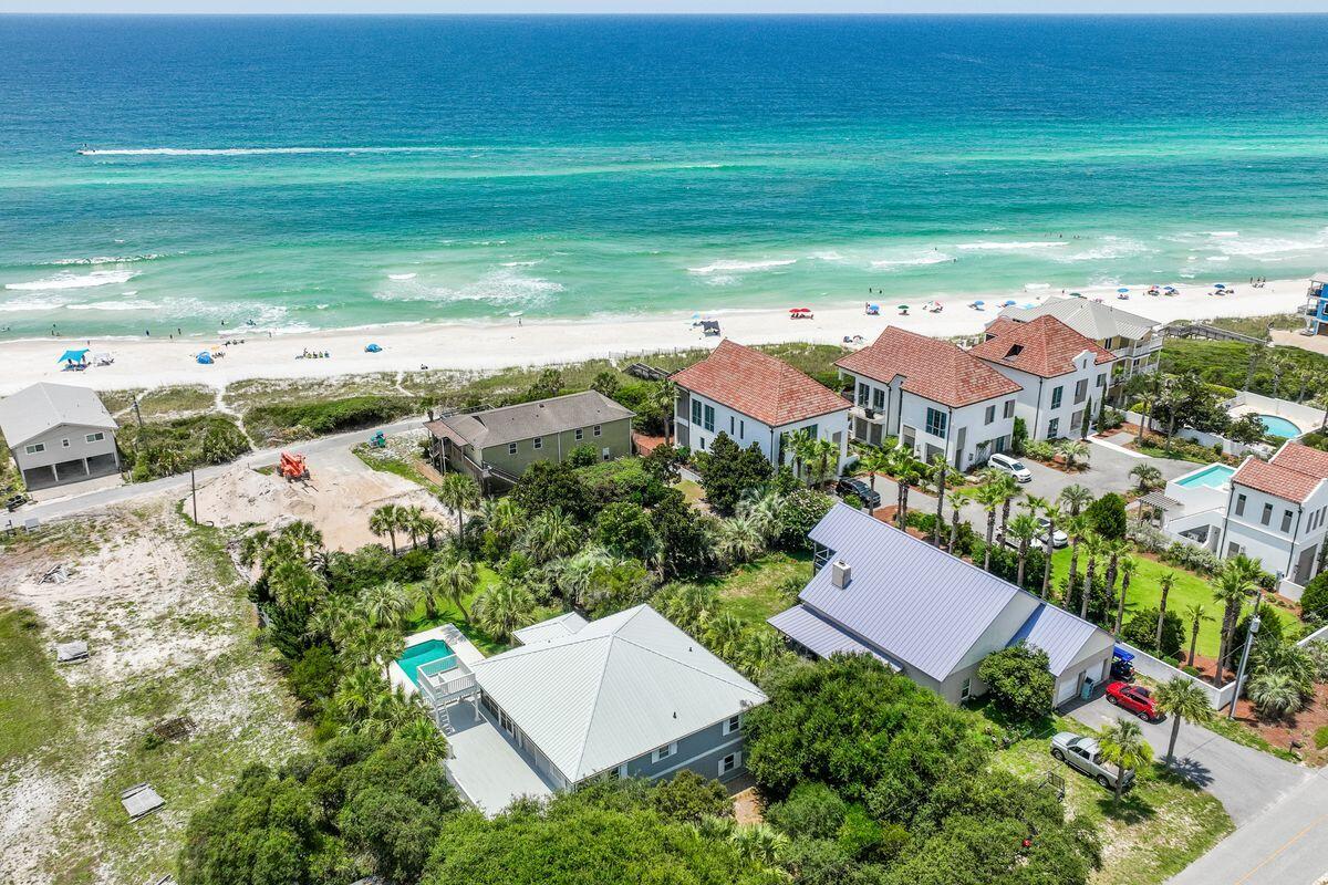 169 Pompano Street Inlet Beach, FL 32461 - Photo 3 of 49 an aerial view of a house with a yard
