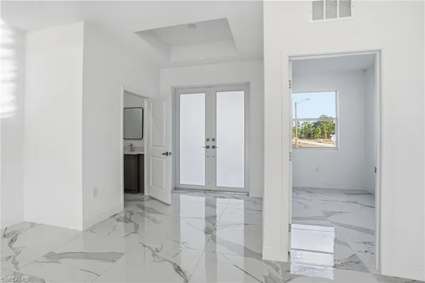 a view of empty room