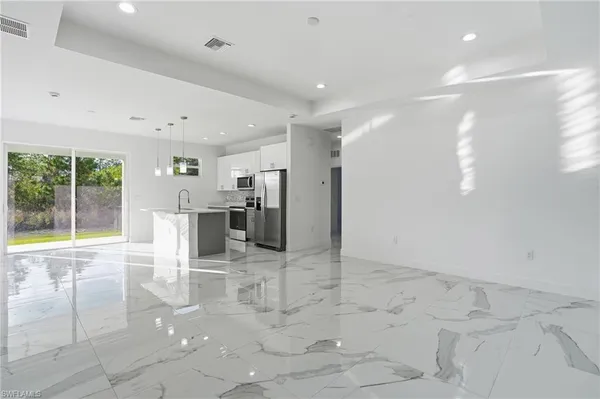 a view of a living room