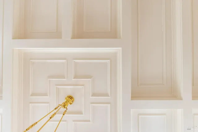 a view of front door