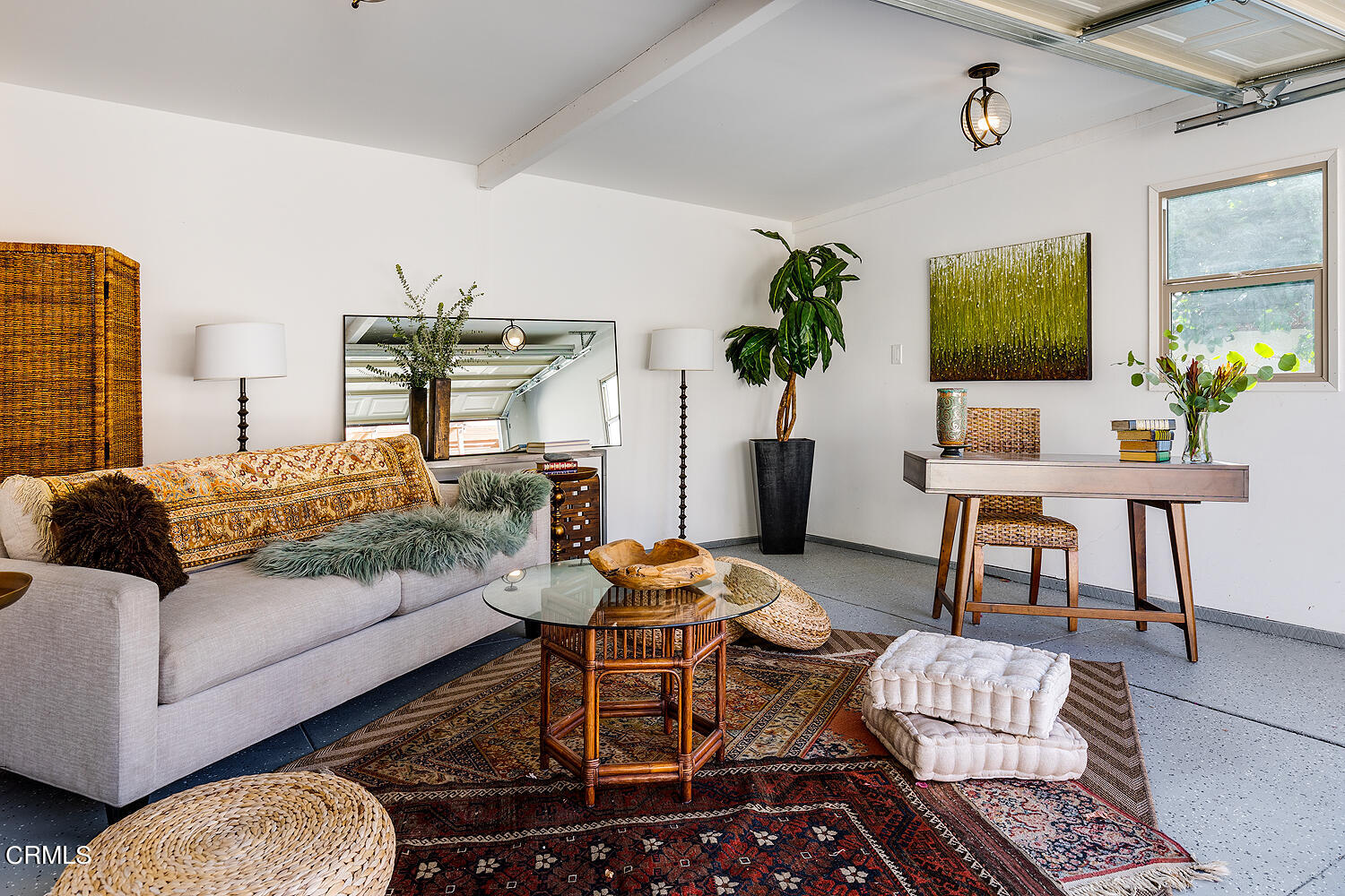 738 Burchett Street Glendale, CA 91202 - Photo 29 of 41 a living room with furniture and a potted plant