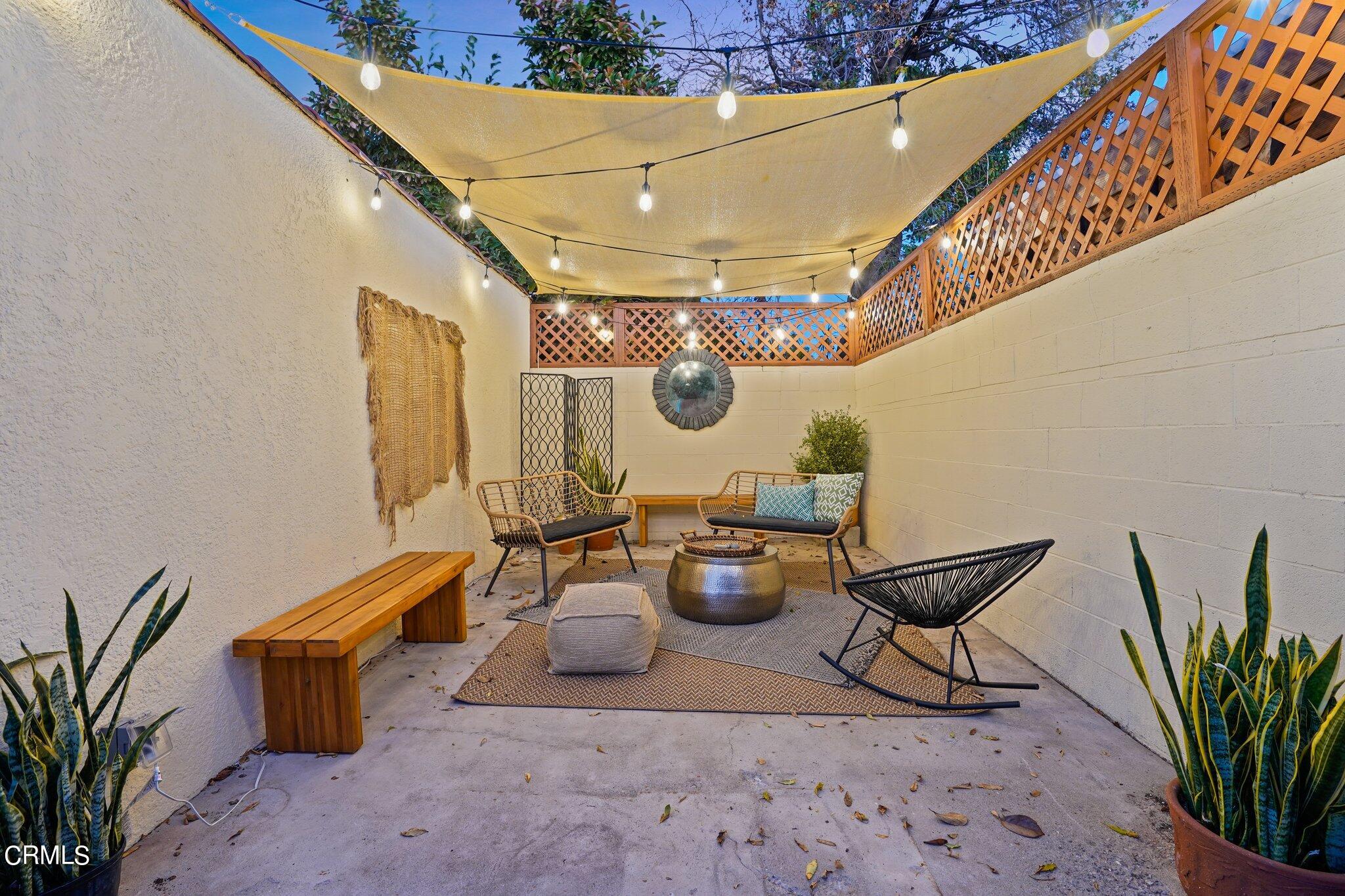 738 Burchett Street Glendale, CA 91202 - Photo 35 of 41 a view of an outdoor sitting area with couch