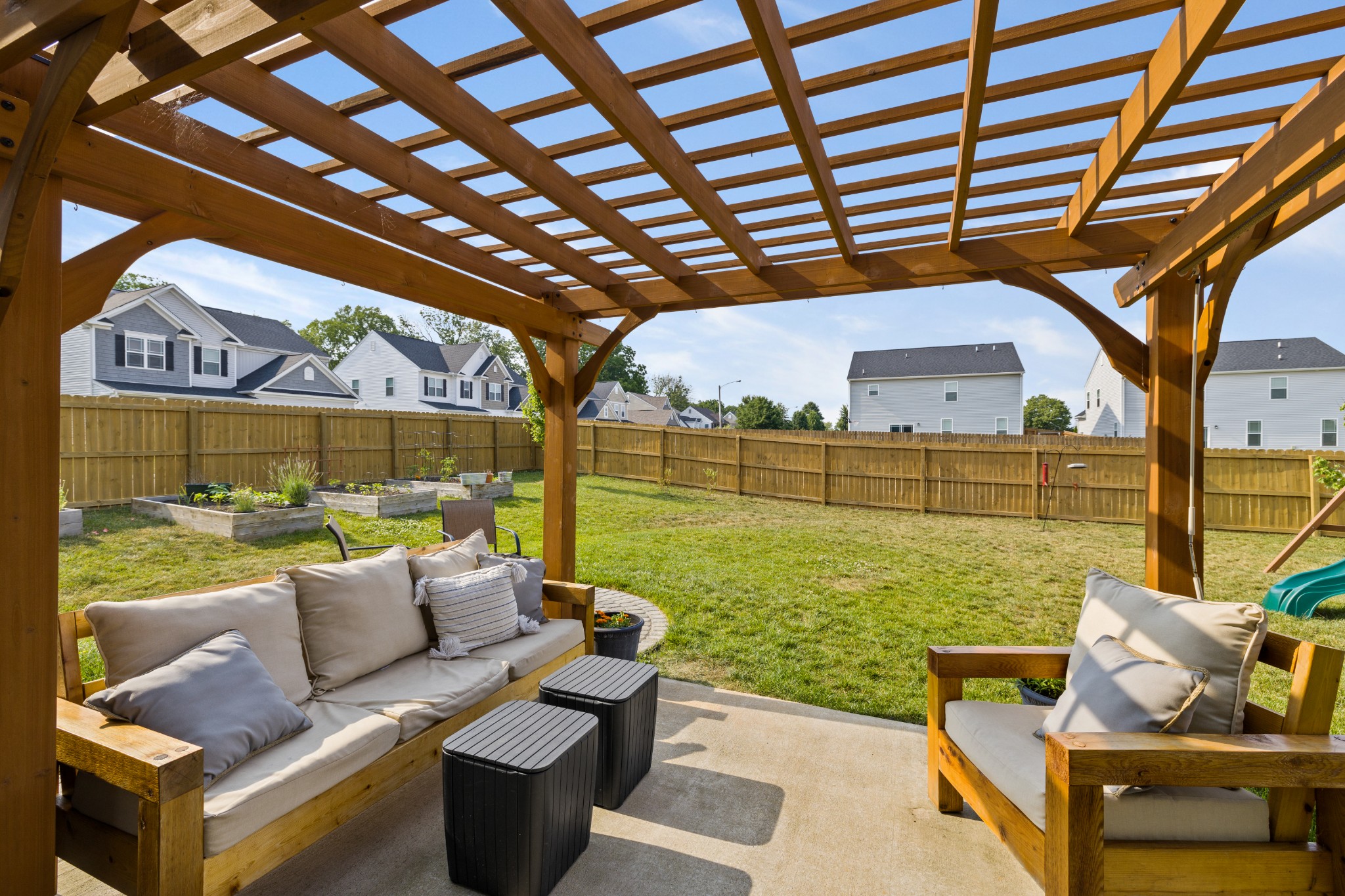 1006 Garrison Way Spring Hill, TN 37174 - Photo 40 of 46 a outdoor living space with furniture and garden view