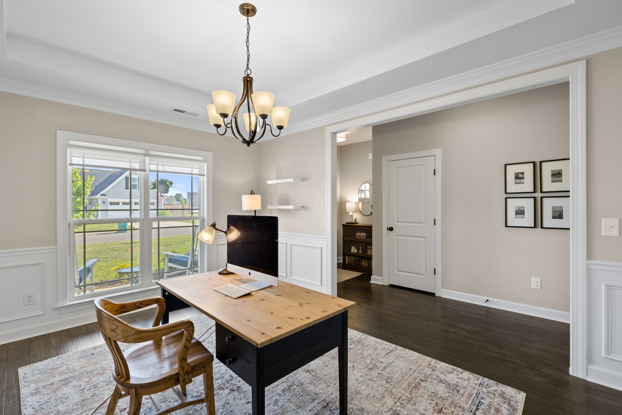 1006 Garrison Way Spring Hill, TN 37174 - Photo 10 of 46 a view of a dining room with furniture window and wooden floor