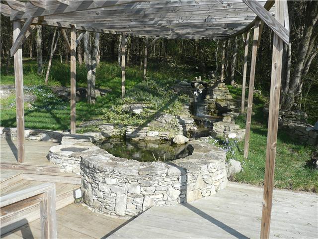 151 Hayes Ridge Road Lancaster, TN 38569 - Photo 8 of 10 Beautiful stone water feature...sit on the deck and hear the babbling water!