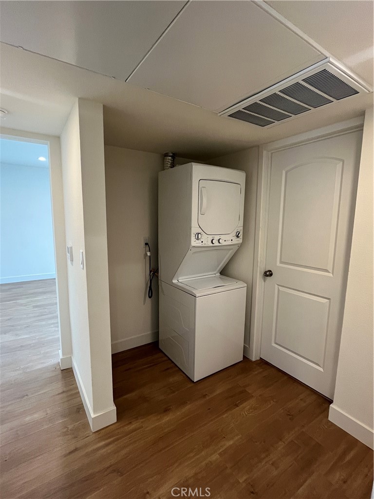 1011 East Chevy Chase Drive, Unit B Glendale, CA 91205 - Photo 7 of 11 a view of utility room with wooden floor