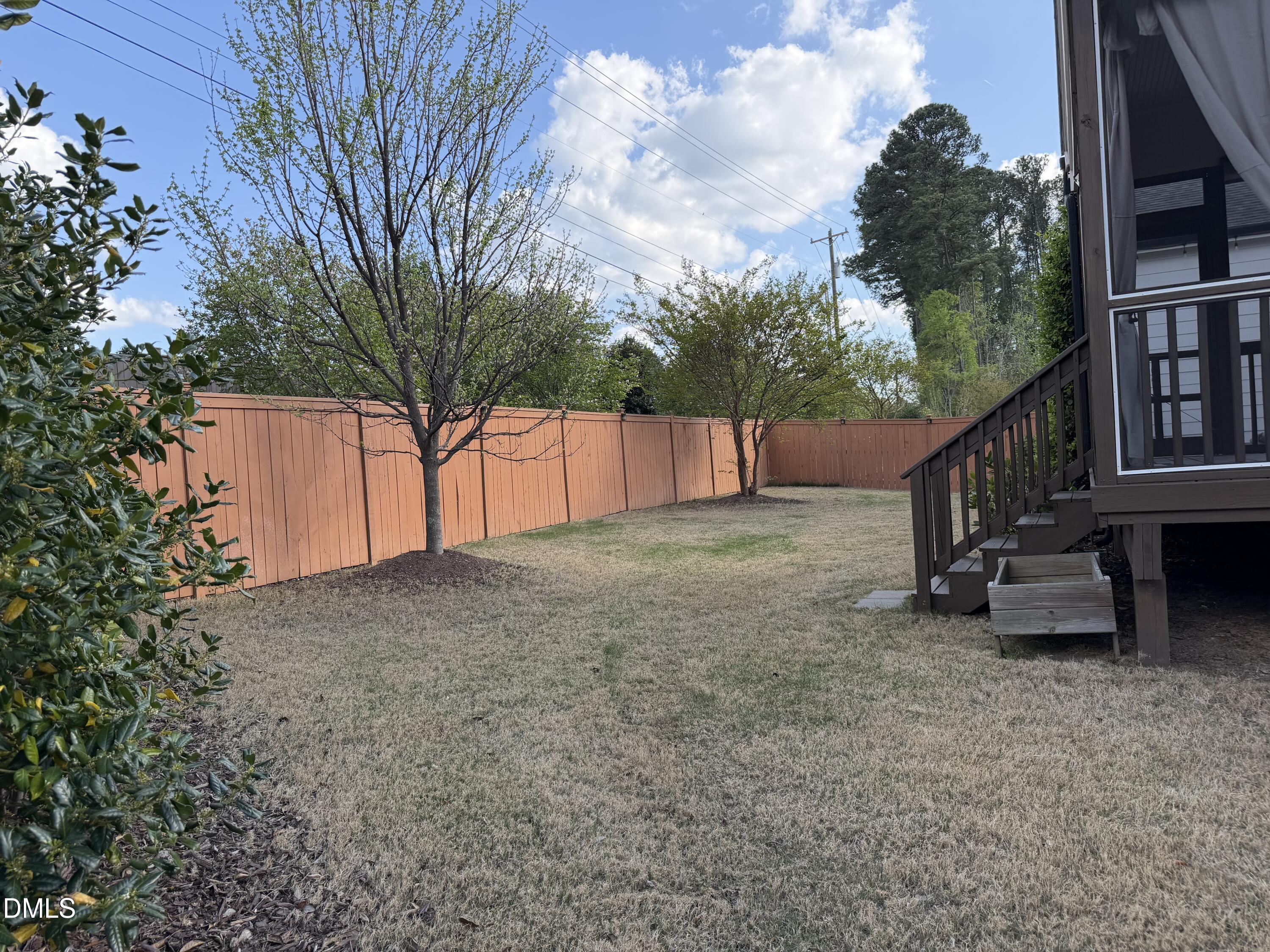 236 Oakmere Drive Cary, NC 27513 - Photo 43 of 49 a view of backyard with green space