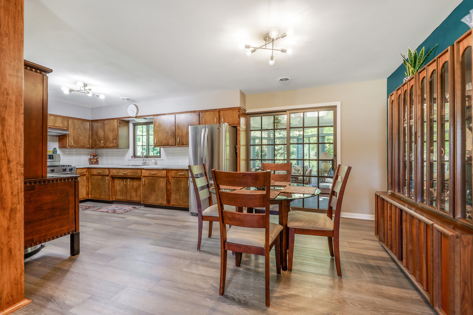 480 West Kennedy Road Braidwood, IL 60408 - Photo 12 of 25 a view of a dining room with furniture window and wooden floor